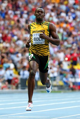 Usain Bolt World 200m Champion Moscow 2013 