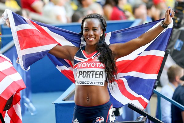 Tiffany Porter 100m Hurdles World Bronze Moscow 2013 