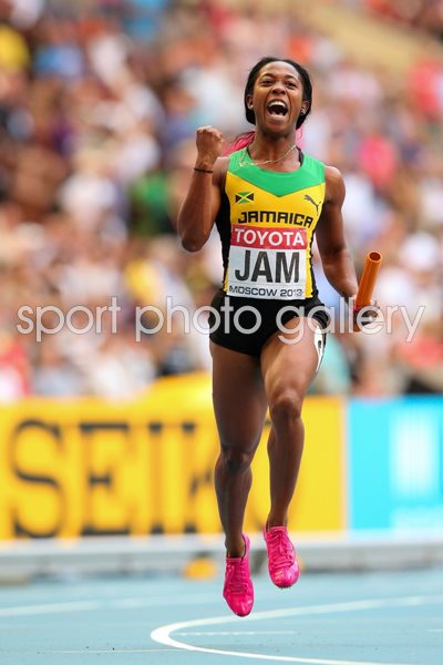 Shelly-Ann Fraser-Pryce World Athletics Moscow 2013 
