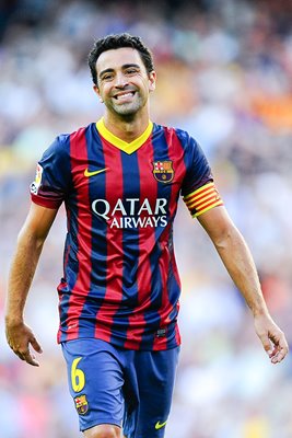 Xavi FC Barcelona La Liga Portrait