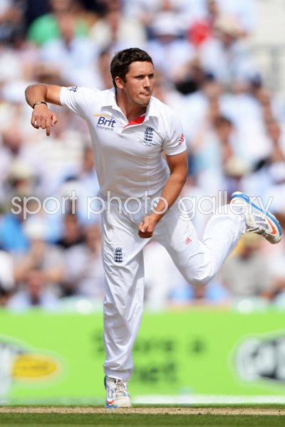 Simon Kerrigan England debut 5th Ashes Test Oval 2013