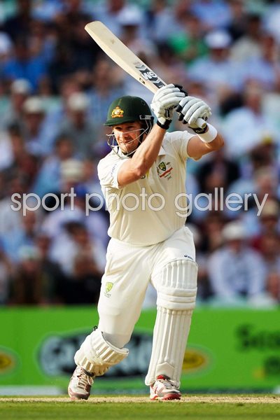 Shane Watson Australia century 5th Ashes Test Oval 2013