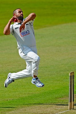 Andre Adams Nottinghamshire v Yorkshire - LV County Championship 2013