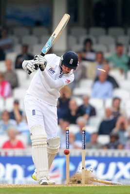 Stuart Broad bowled 5th Ashes Test Oval 2013