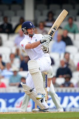 Graeme Swann England bats 5th Ashes Test Oval 2013
