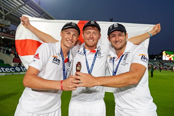 Yorkshire's England Ashes Heroes Root, Bresnan and Bairstow 2013