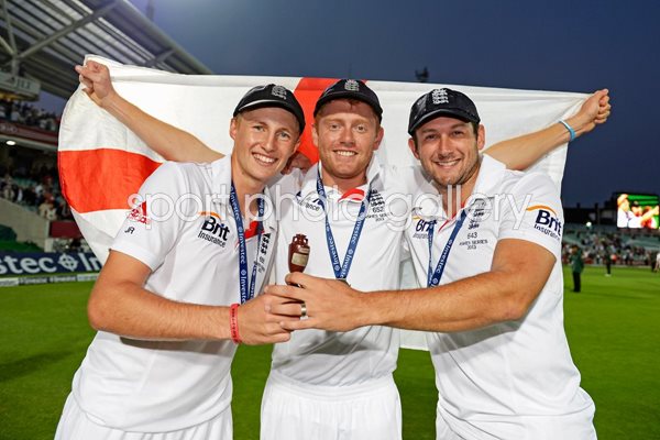 Yorkshire's England Ashes Heroes Root, Bresnan and Bairstow 2013
