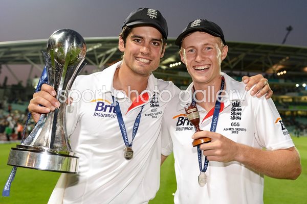 England 2013 Ashes openers Alastair Cook & Joe Root
