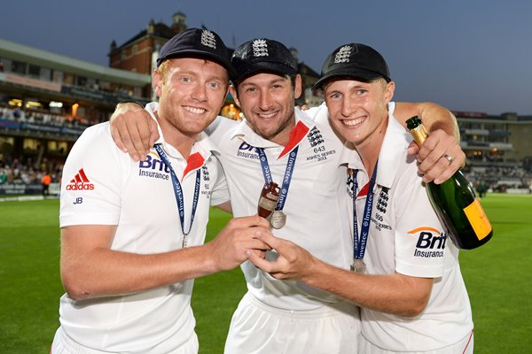 Yorkshire's England Ashes Heroes Root, Bresnan and Bairstow 2013