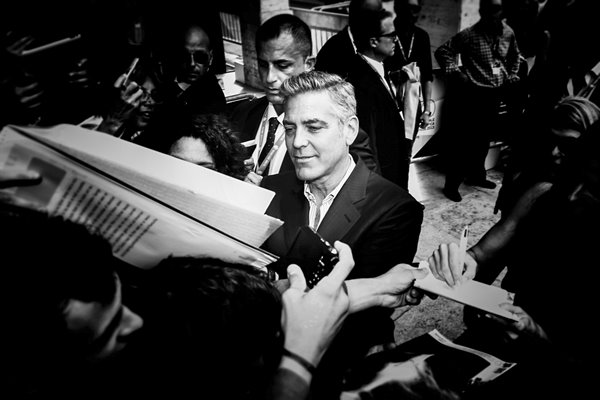 George Clooney Black at Venice International Film Festival