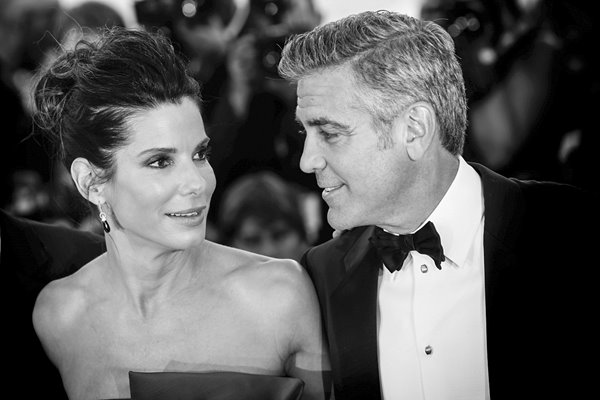 Sandra Bullock and George Clooney