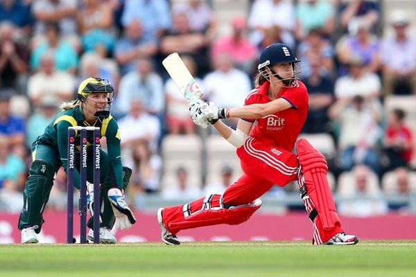 Lydia Greenway England & Jodie Fields Australia Ashes 2013