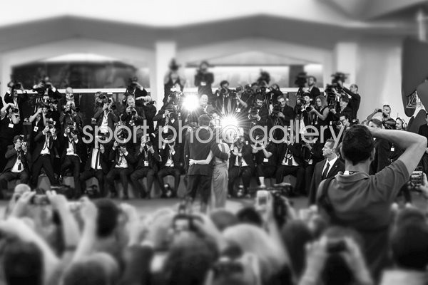 Actor Nicolas Cage and paparazzi 2013