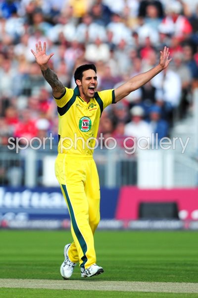 Mitchell Johnson Australia v England ODI 2013