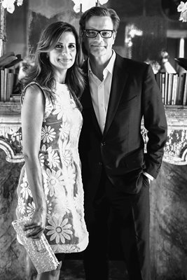 Livia Firth and Colin Firth 2013