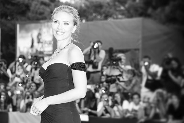 Actress Scarlett Johansson at the Venice Film Festival