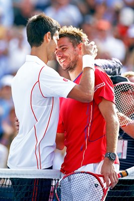 Stanislas Wawrinka & Novak Djokovic 2013 US Open Semi