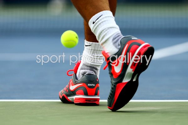 Rafael Nadal serves US Open New York 2013