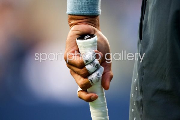 Rafael Nadal serves US Open New York 2013