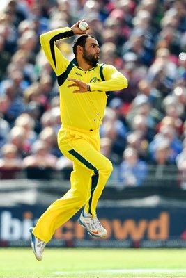 Fawad Ahmed Australia ODI v England Old Trafford 2013