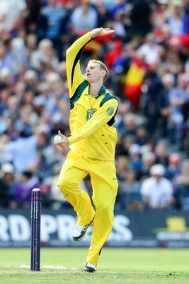 Adam Voges Australia bowls ODI v England 2013