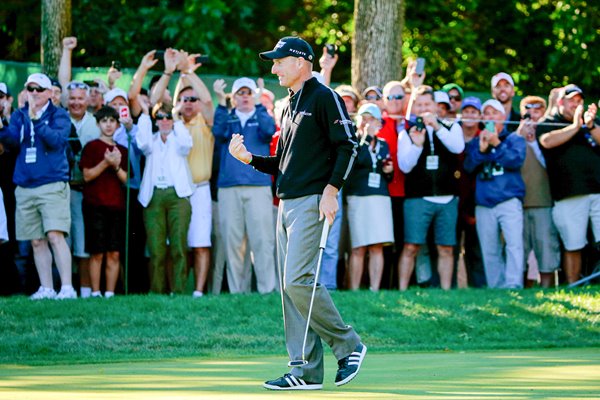 Jim Furyk shoots 59 BMW Championship Lake Forest 2013
