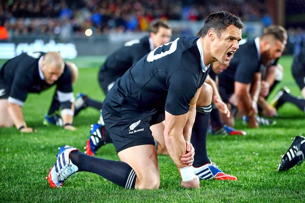 Dan Carter Haka New Zealand v South Africa Auckland 2013