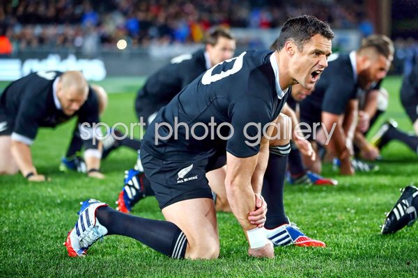 Dan Carter Haka New Zealand v South Africa Auckland 2013