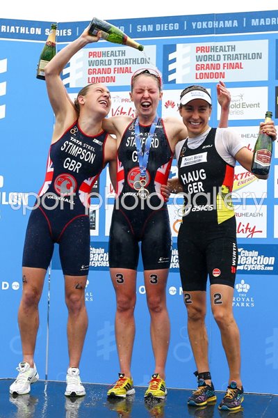 Non Stanford & Jodie Stimpson World Triathlon London 2013