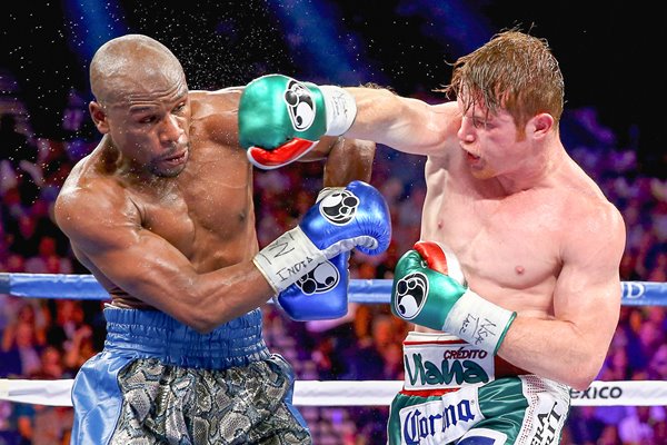 Floyd Mayweather Jr. Vs Canelo Alvarez 8x10 Photo Print – Celebrity Boxing Reproduction