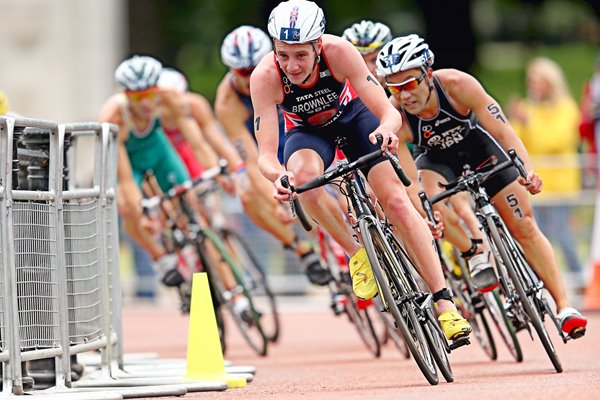 Alistair Brownlee Bike Phase London Triathlon 2013