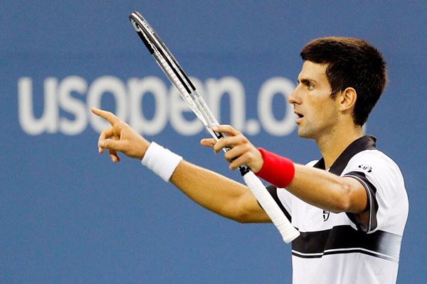 Novak Djokovic victory moment v Federer