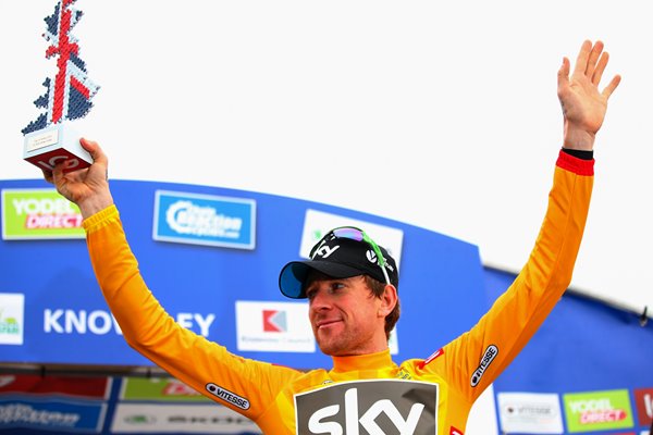 Sir Bradley Wiggins Tour Of Britain Gold Jersey 2013