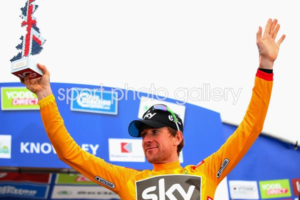 Sir Bradley Wiggins Tour Of Britain Gold Jersey 2013