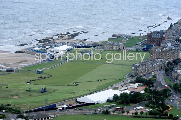 Aerial view of The Old Course and St Andrews 2013