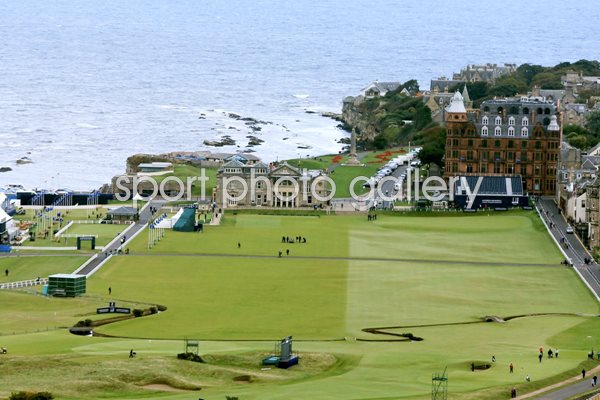 Aerial view The Old Course St Andrews 2013