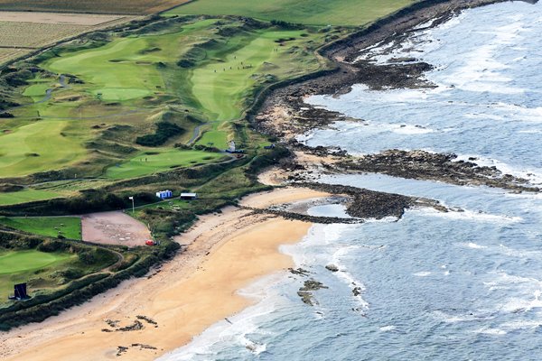 Aerial view Kingsbarns Dunhill Links 2013