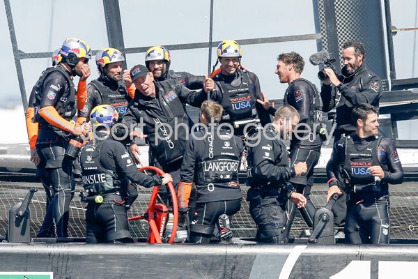 James Spithill and Oracle Team USA America's Cup winners 2013