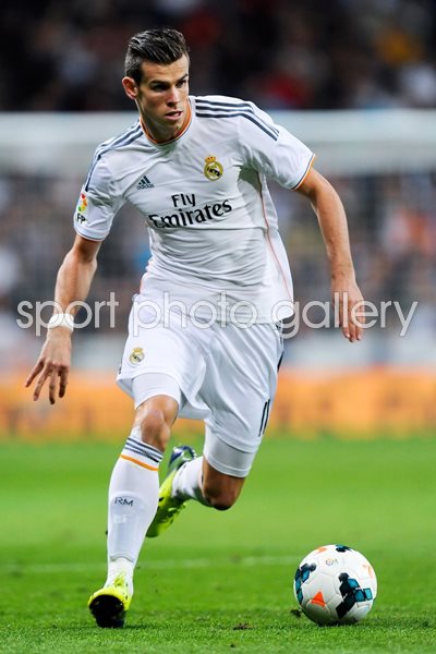 Gareth Bale Real Madrid v Atletico Madrid Bernabeu 2013