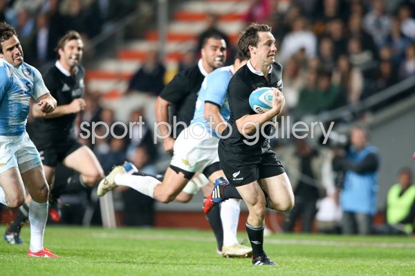 Ben Smith scores New Zealand v Argentina La Plata 2013