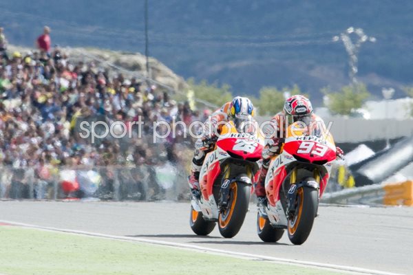Marc Marquez & Dani Pedrosa - MotoGP Spain 2013