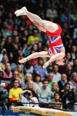 Kristian Thomas Vault World Championships Belgium 2013