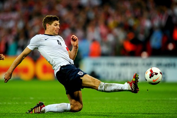 Steven Gerrard scores England v Poland Wembley 2013