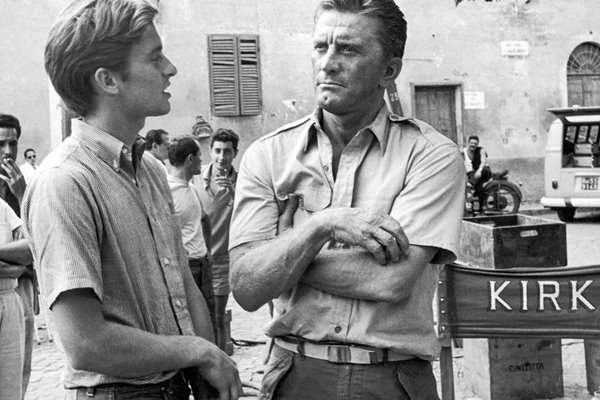 Michael & Kirk Douglas 'Cast a Giant Shadow'