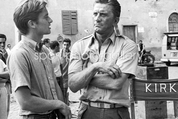 Michael & Kirk Douglas 'Cast a Giant Shadow'