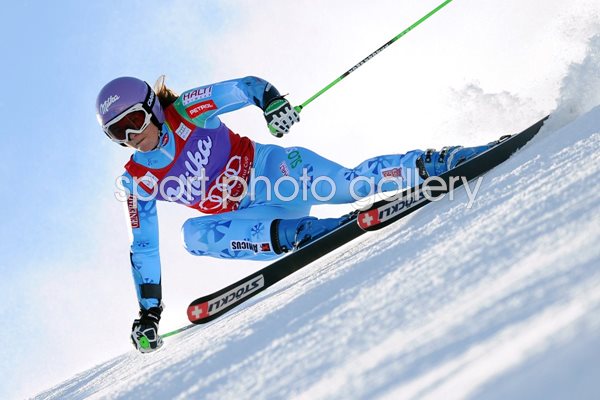 Tina Maze France World Cup Downhill Soelden Austria 2013