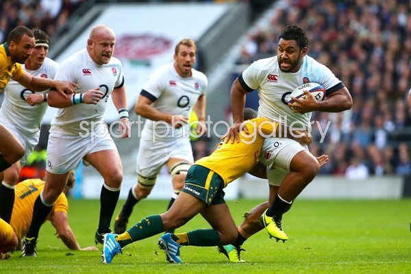 Billy Vunipola England v Australia Twickenham 2013