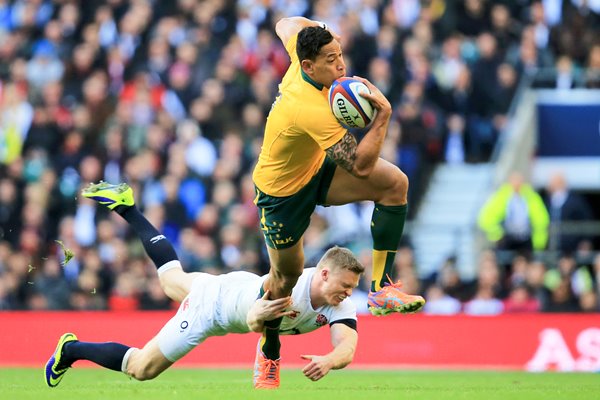 Isreal Folau Australia v England Twickenham 2013