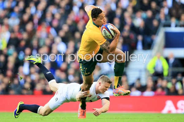 Isreal Folau Australia v England Twickenham 2013