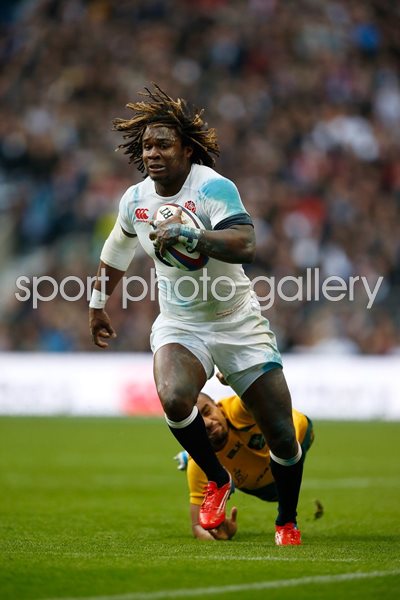 Marland Yarde England v Australia Twickenham 2013